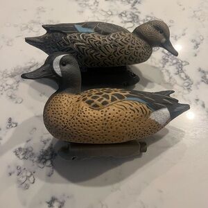 Lot of 2 Game Winner Duck Decoy Teal Winged